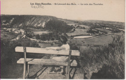 SARTHE-Les Alpes Mancelles-Saint-Léonard Des Bois-Un Coin Des Touristes - JB - Autres & Non Classés