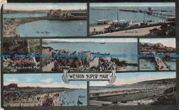 R679891 Weston Super Mare. The Two Bays. Anchor Head. View From Old Pier. Press - World