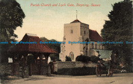 R679934 Sussex. Steyning. Parish Church And Lych Gate. Pictorial Centre. Brighto - Mondo