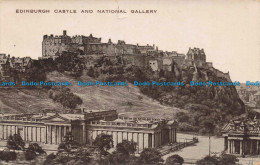 R679951 Edinburgh Castle And National Gallery. Valentine. Phototone Series. 1943 - Mondo