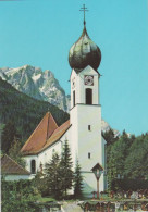29224 - Grainau - Dorfkirche Mit Zugspitze - Ca. 1980 - Garmisch-Partenkirchen