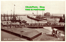 R403644 Lowestoft. Swing Bridge And Harbour. Postcard - Mondo