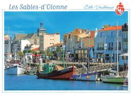 FRANCE - Les Sables D'Olonne - Le Port De Pêche Et Le Quai E Garnier - Bateaux - Animé - Carte Postale Ancienne - Sables D'Olonne