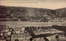 VIENNE      ( ISERE )    VUE PANORAMIQUE DU JARDIN PUBLIC ET DE SAINTE-COLOMBE - Vienne