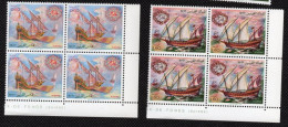 Bloc De 4 : N° 751/752 Neufs**MNH - Année 1981 : Bateaux Du 17e Et 18e Siècle (db) - Algeria (1962-...)