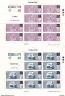 MALTE 1974 Europa, Sculptures 4 BLOCS DE 10 Yvert 488-491, Michel 493-496 KB NEUF** MNH Cote Yv 25 Euros - Malte