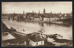 AK Bremen, Panorama Mit Brücke Aus Der Vogelschau  - Bremen