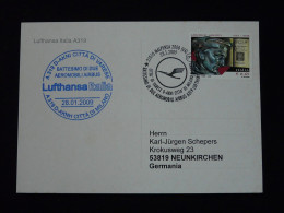 Aviation Carte Postale Lufthansa Postcard Airbus A319 Baptism At Milano Airport Lufthansa 2009 - 2001-10: Marcophilie