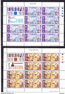 MALTE 1976 Europa, Artisanat 2 BLOCS De10 Yvert 527-528, Michel 532-533 KB NEUF** MNH Cote Yv 20 Euros - Malte