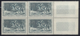 N° 1406 Journée Du Timbre X 4 Bord De Feuille - Unused Stamps