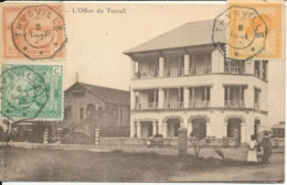 BELGIAN CONGO   PC "L'OFFICE DU TRAVAIL" THYSVILLE 08.12.1926 - Brieven En Documenten