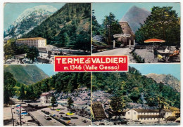 TERME DI VALDIERI - VALLE GESSO - CUNEO - 1964 - VEDUTE - Cuneo