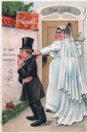 4V5Hy  Illustrateur Le Marié Qui Reflechit Au Mariage - 1900-1949