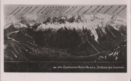 86759 - Frankreich - Chamonix-Mont-Blanc - Schema Des Sommets - Ca. 1955 - Chamonix-Mont-Blanc