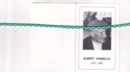 Albert Vanbelle-Verbouw, Zedelgem 1915, Torhout 1993. Foto - Décès