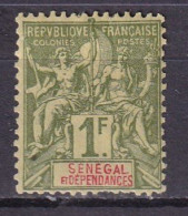 SENEGAL - 1 F. Olive - Unused Stamps