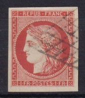 FRANCE - 1 F. Vermillon FAUX De Bonne Facture - 1849-1850 Ceres