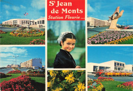 FRANCE - La Vendée Touristique - Saint Jean De Monts - Saint Jean - Ville Fleurie - Multi-vues - Carte Postale Ancienne - Saint Jean De Monts