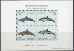 MONACO  Block  54, Postfrisch **,  Wale, 1992 - Blocks & Sheetlets
