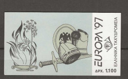 1997 MNH Greece Booklet Postfris - 1997