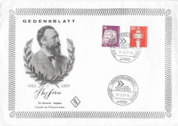 Postzegels > Europa > Duitsland > West-Duitsland >Gedenkblatt Heinrich Von Stephan 1831-1897 (18324) - Covers & Documents