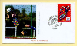 FDC N° 3074 – Coupe Du Monde De Football 1998 (Arrêt Du Gardien De But) – 69 Lyon 31/05/1997 (voir Scan Recto/verso) - 1990-1999