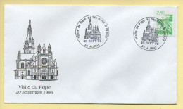 FDC – Visite Du Pape à Ste Anne D'Auray – 56 Auray 20/09/1996 - 1990-1999