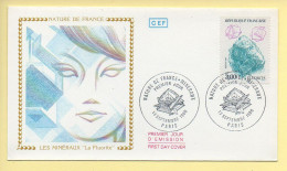 FDC N° 2432 – La Fluorite – Minéraux – 75 Paris 13/09/1986  - 1980-1989