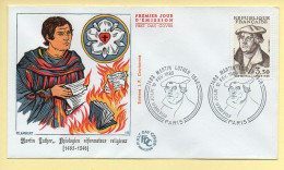 FDC N° 2256 - Martin LUTHER (1483-1546) - 75 Paris 12/02/1983 - 1980-1989