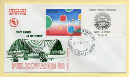 FDC N° 2200 – PHILEXFRANCE 82 – CNIT PARIS LA DEFENSE - 75 Paris 13/02/1982 - 1980-1989