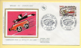 FDC N° 2159 - Sécurité Routière / Boire Ou Conduire - 75 Paris 5/09/1981 (soie) - 1980-1989