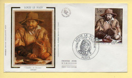 FDC N° 2108 – Louis LE NAIN – Famille De Paysans (détail) – 75 Paris 8/11/1980 (soie) - 1980-1989