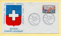 FDC Secouristes Français Croix Blanche (Section Champs Gournay) - 93 Gournay-Sur-Marne 3 Et 4/04/1976 - 1970-1979