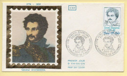 FDC N° 1896 - Général DAUMESNIL (1776-1832) - 24 Périgueux Et 94 Vincennes 4/09/1976 (soie) - 1970-1979