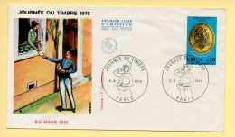 FDC N° 1838 - Journée Du Timbre 1975 - 75 Paris 8/03/1975 - 1970-1979