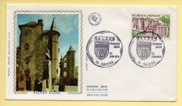 FDC N° 1793 - SALERS - 15 Salers 22/06/1974 (soie)  - 1970-1979