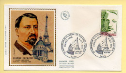 FDC N° 1770 - Engène DUCRETET (1ère Liaison Hertzienne) - 75 Paris 6/10/1973 (soie) - 1970-1979