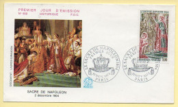 FDC N° 1776 - Le Sacre De Napoléon 1804 - 75 Paris 10/11/1973 - 1970-1979