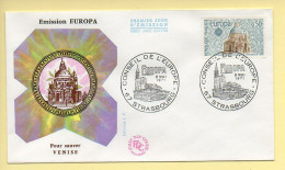 FDC N° 1676 - EUROPA - Conseil De L'Europe (Pour Sauver Venise) – 67 Strasbourg 8/05/1971 - 1970-1979