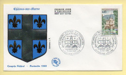 FDC N° 1602 - Châlons-sur-Marne (42è Congrès National Des Société Philatélique Françaises) - 51 Châlons 24/05/69  - 1960-1969