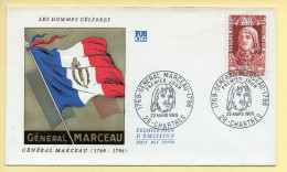 FDC N° 1591 - Général MARCEAU (1769-1796) - 28 Chartres 22/03/1969  - 1960-1969