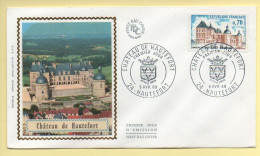 FDC N° 1596 - Château De Hautefort - 24 Hautefort 5/04/1969 (soie) - 1960-1969