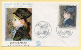 FDC N° 1570 - Auguste RENOIR (Portrait De Modèle) - 75 Paris 9/11/1968 - 1960-1969