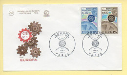 FDC N° 1521/1522 - Europa 1967 – 75 Paris 29/04/1967  - 1960-1969