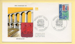 FDC N° 1505 - Morlaix (Série Touristique 1967) - 29 Morlaix 10/06/1967  - 1960-1969