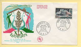 FDC N° 1448 – XXème Anniversaire De La Maison Des Jeunes Et De La Culture  – 75 Paris 10/04/1965  - 1960-1969