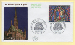 FDC N° 1492 - Vitrail De La Sainte-Chapelle - 75 Paris 28/10/1966 - 1960-1969