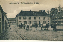 Grignon (S Et O)  Ecole Nationale D'Agriculture Deuxième Cour De Ferme Et Maison Du Chef De Culture Cpa - Grignon