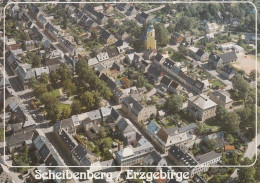 1 AK Germany / Sachsen * Blick Auf Die Stadt Scheibenberg - Eine Kleine Bergstadt Im Erzgebirgskreis * - Scheibenberg