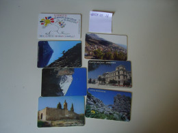 GREECE USED  PHONCARDS  LOT OF 7  FREE SHIPPING - Greece